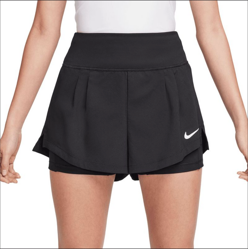 NIKE COURT DRI FIT ADVANTAGE SHORT BLACK WOMAN