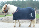 BUSSE FLEECEDECKE MARINEBLAU