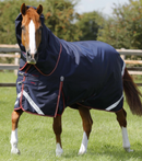HORSE GUARD TURNOUT DECKE FLEXIGUARD HOHER KRAGEN MARINEBLAU 100 g