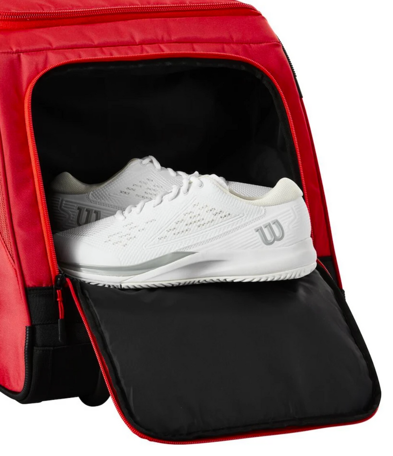 WILSON SUPER TOUR TRAVEL BAG 2025 RED