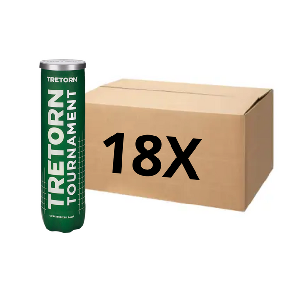 18X TRETORN TOURNAMENT WHITE/YELLOW (72X)