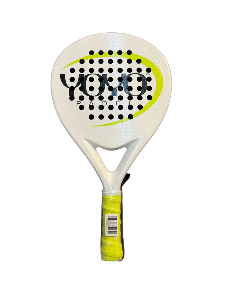 YOYO-PADEL 2X RACQUET CARBON 12K 3D + BACKPACK BLACK/GREEN