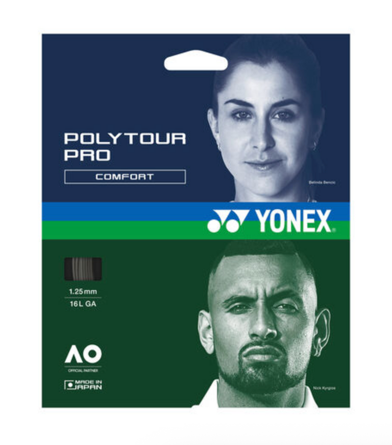 YONEX POLY TOUR PRO BLACK 12m