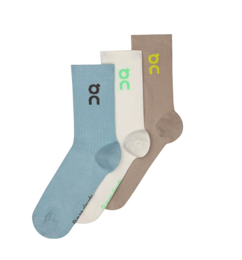 ON LOGO SOCK HIGH DESERT/WASH (3X)