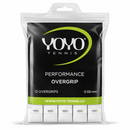 YOYO-TENNIS OVERGRIP WHITE PERFORATED (12X)