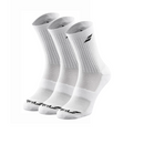 BABOLAT SOCKS WHITE (3X)