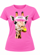 YOYO-TENNIS T-SHIRT GIRAFFE ROSA DAMEN
