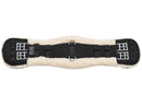 BUSSE SATTELGURT LAMMFELL BLACK/NATUR