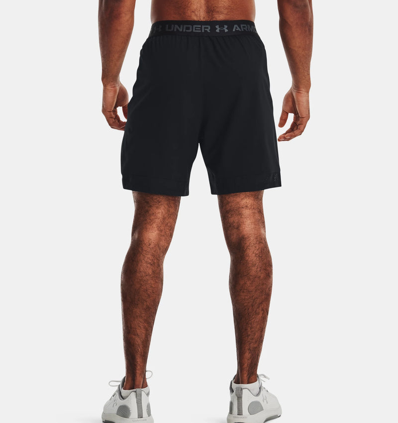 UNDER ARMOUR VANISH WOVEN 6" SHORTS BLACK MAN