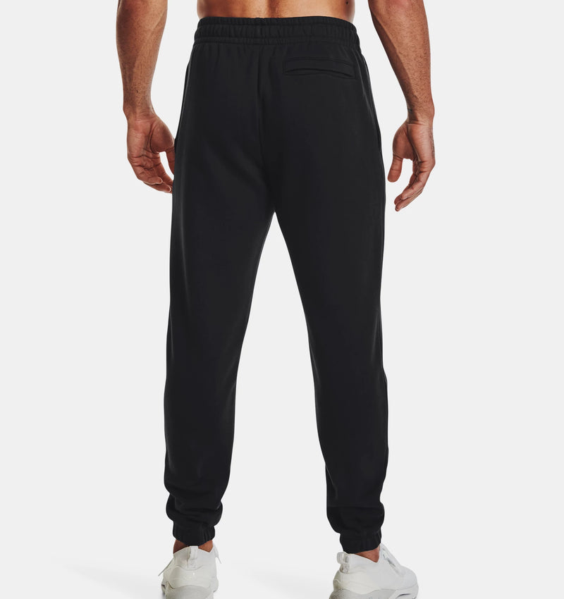 UNDER ARMOUR ESSENTIAL FLEECE JOGGERS BLACK MAN