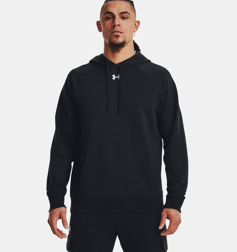 UNDER ARMOUR RIVAL FLEECE HOODIE BLACK MAN