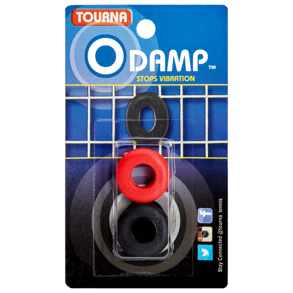 UNIQUE SAMPRAS VIBRATION DAMPENER RED/BLACK (2X)