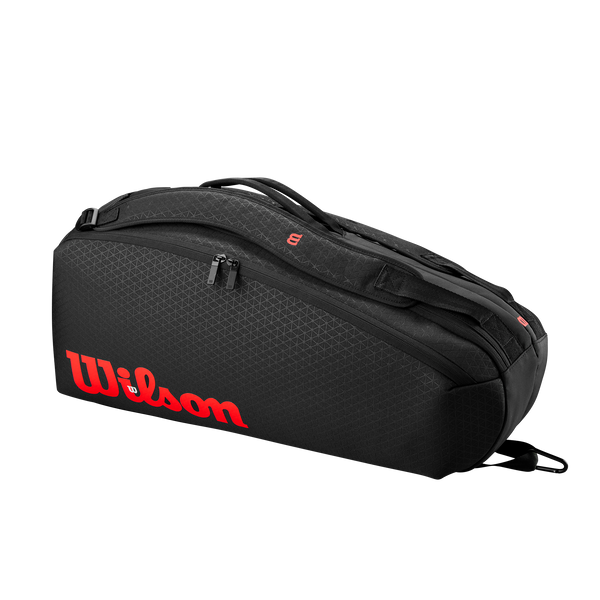 WILSON CLASH V3 6R RACQUET BAG BLACK/INFRARED