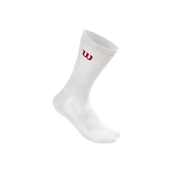 WILSON CREW SOCKS WHITE (3X)