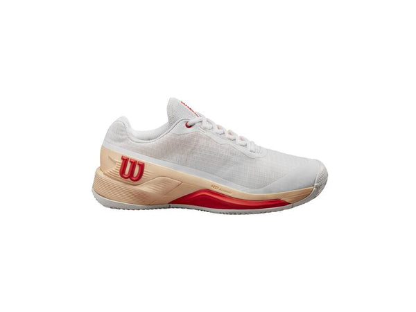 WILSON RUSH PRO 4.0 CLAY WHITE/PEACH PAR WOMAN