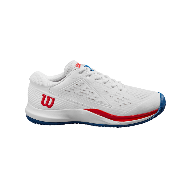 WILSON RUSH PRO ACE WHITE/BLUE JUNIOR