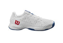 WILSON RUSH PRO WHITE/BLUE JUNIOR