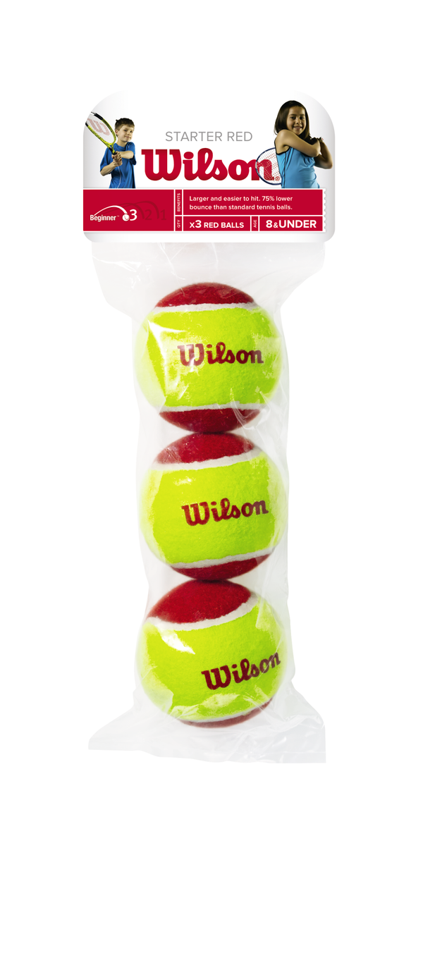 WILSON STAGE 3 RED BALL (3X)