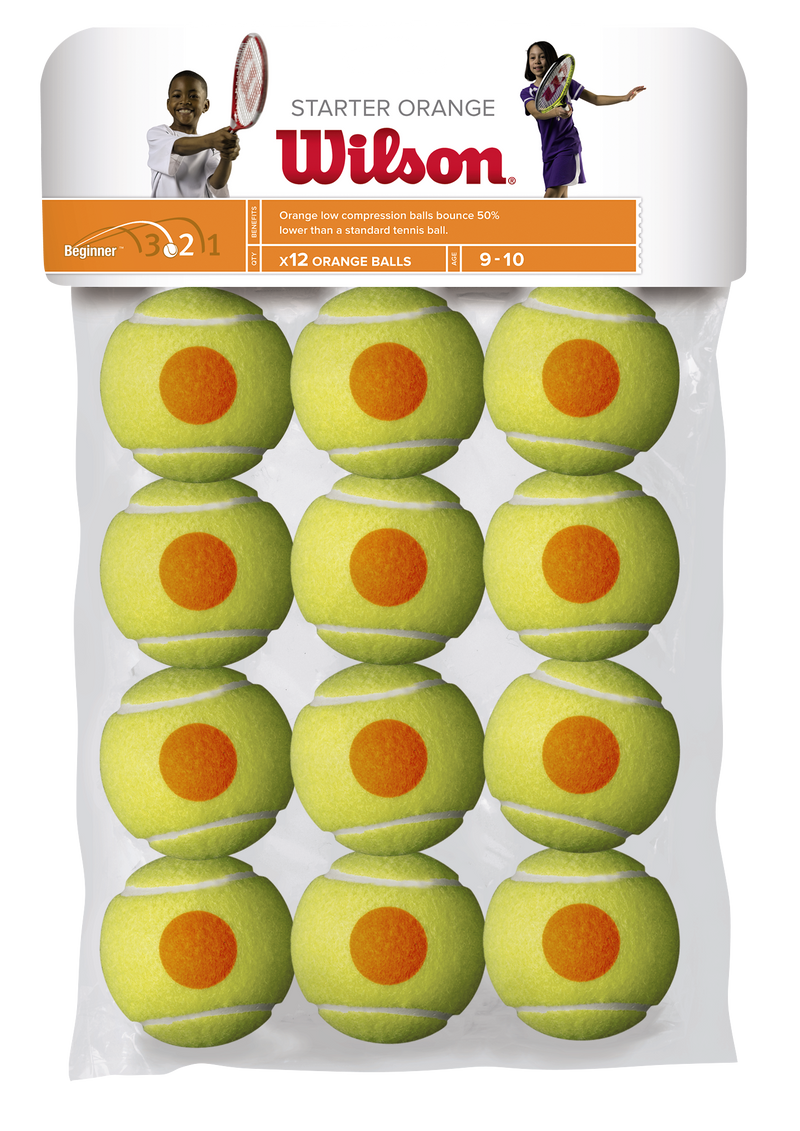 WILSON STAGE 2 ORANGE BALL (12X)