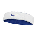 NIKE HEADBAND REVERSIBLE ROYAL WHITE