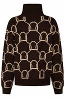ESKADRON STRICKPULLOVER SCHWARZ TRÜFFEL