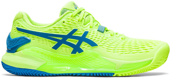 ASICS GEL-RESOLUTION 9 CLAY HAZARD GREEN/REBORN BLUE WOMAN