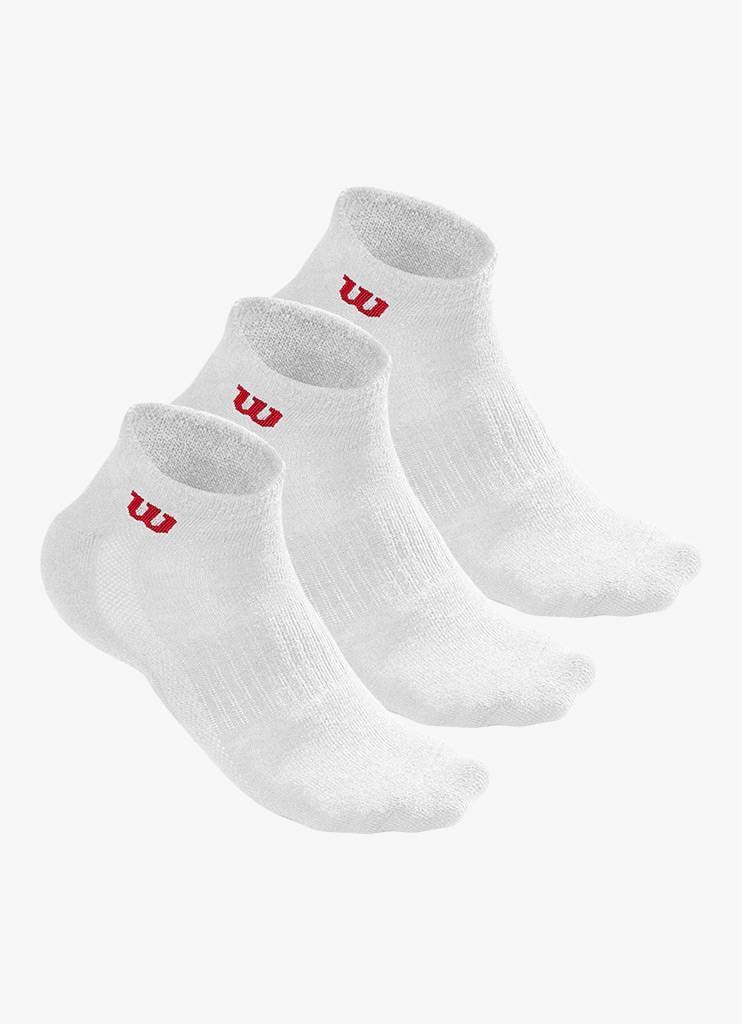 WILSON QUARTER SOCKS WHITE (3X)