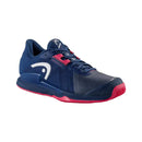 HEAD SPRINT PRO 3.5 CLAY DARK BLUE/AZALEA WOMAN