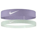NIKE FLEX STIRNBÄNDER LOGO LILA/GRÜN (2X)