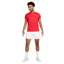 NIKE COURT VICTORY DRI-FIT TENNIS TOP RED MAN