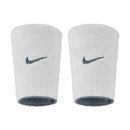 NIKE JUMBO WRISTBANDS REVERSIBLE GREY WHITE (2X)
