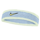 NIKE Stirnband Hellblau/Weiß