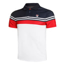 FILA POLO PAUL WHITE/RED MAN