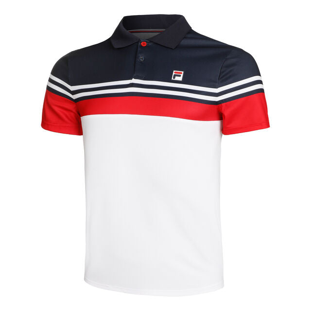 FILA POLO PAUL WHITE/RED MAN