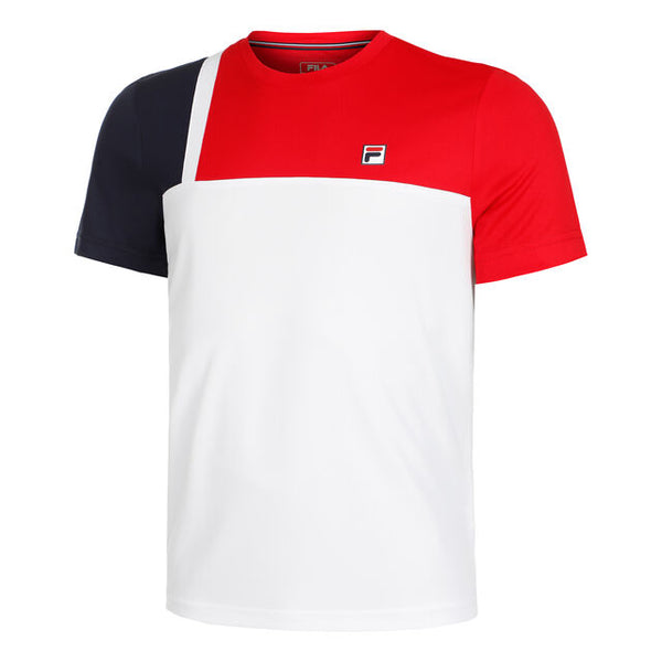 FILA T-SHIRT KARL WHITE/RED BOY