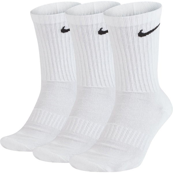 NIKE EVERYDAY SOCKS CREW WHITE (3X)