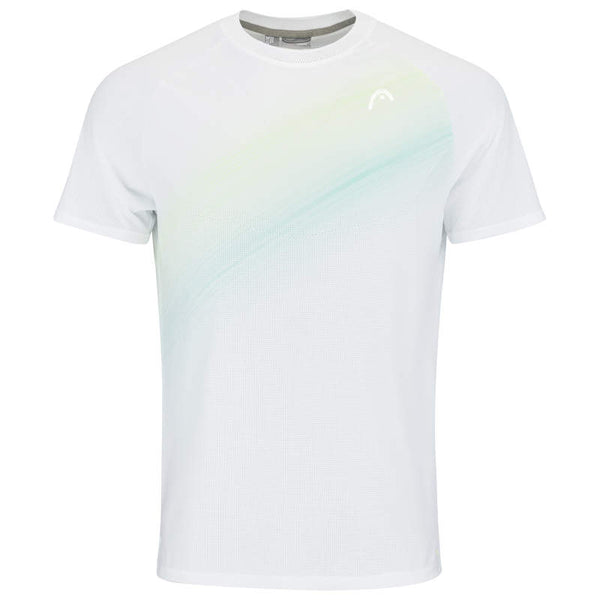 HEAD PERFORMANCE T-SHIRT WHITE/LIME MAN