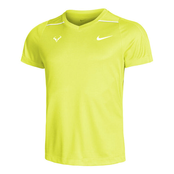 NIKE DRI-FIT CHALLENGER RAFA COURT POLO YELLOW MAN