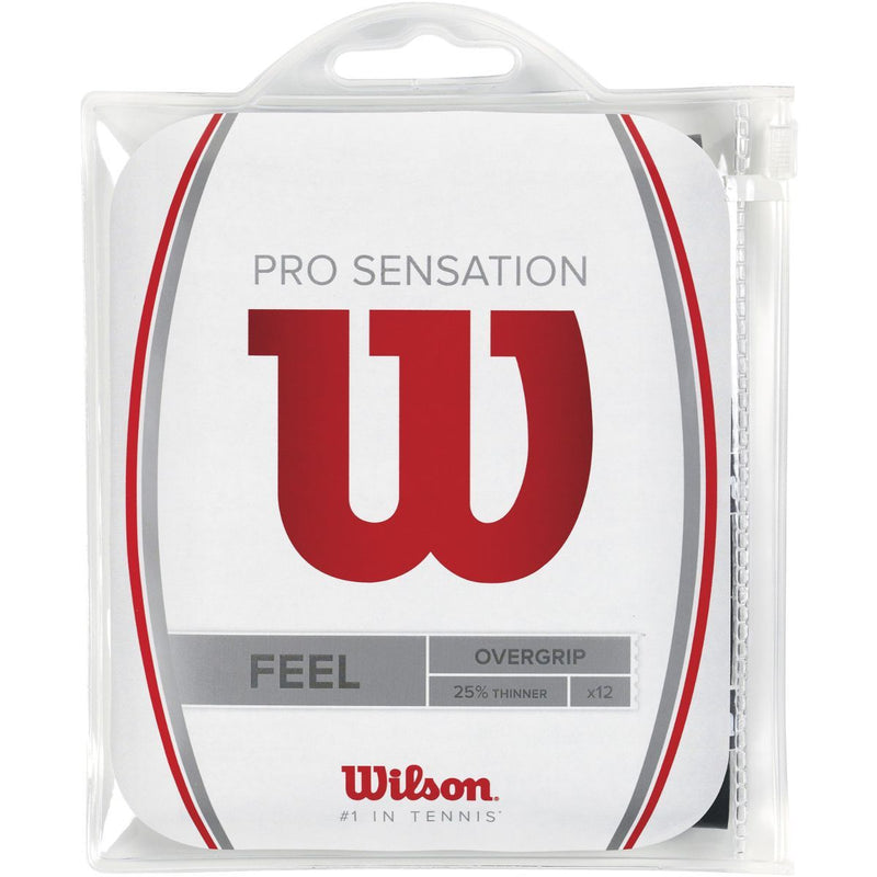 WILSON PRO OVERGRIP SENSATION BLACK (12X)