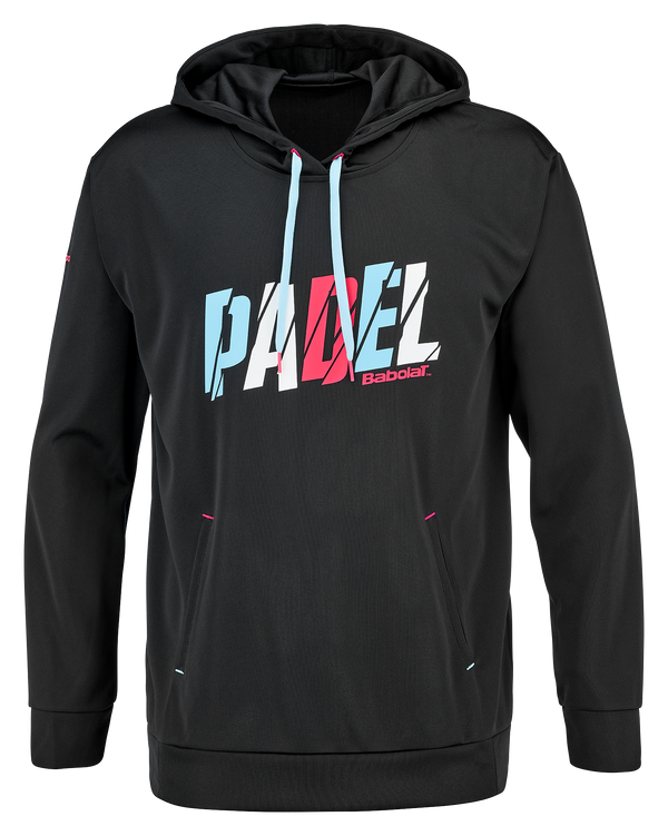 BABOLAT PADEL SWEAT HOODY BLACK MAN