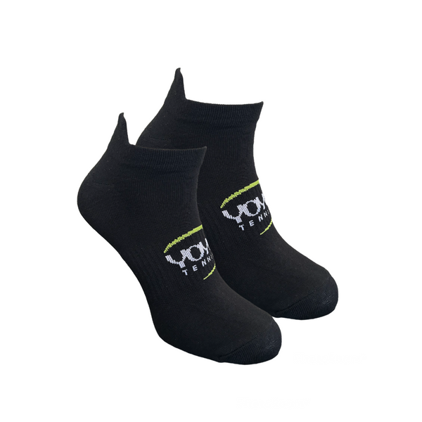 YOYO-TENNIS NO SHOW SOCKS BLACK (1X)