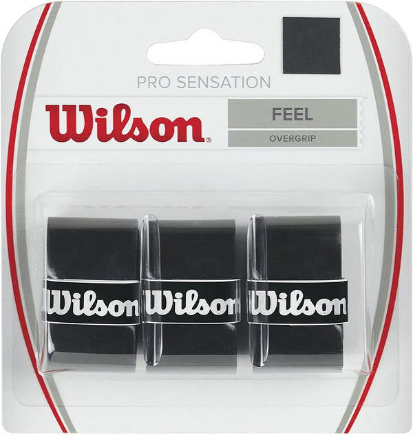 WILSON PRO OVERGRIP SENSATION BLACK (3X)