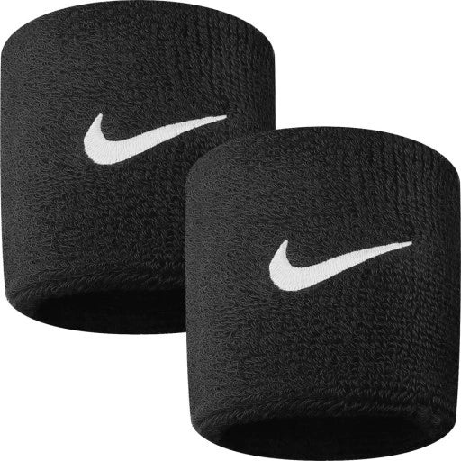 NIKE WRISTBANDS BLACK (2X)