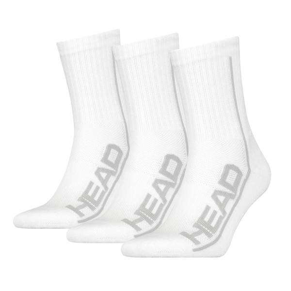 HEAD PERFORMANCE SOCKS WHITE (3X)