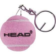 HEAD BALL KEYCHAIN PINK