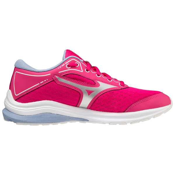 MIZUNO WAVE RIDER 25 PINK/SILVER JUNIOR