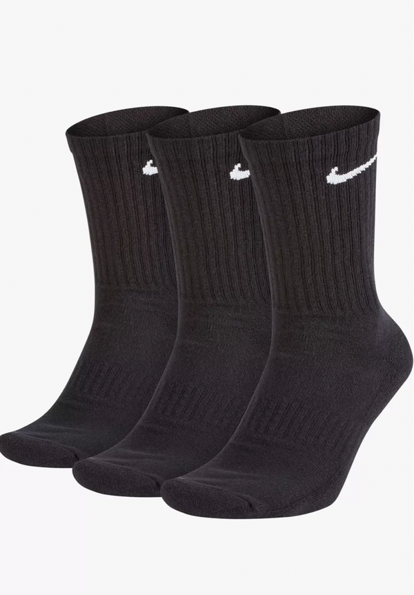 NIKE TENNIS CUSHIONED SOCKS BLACK (3X)