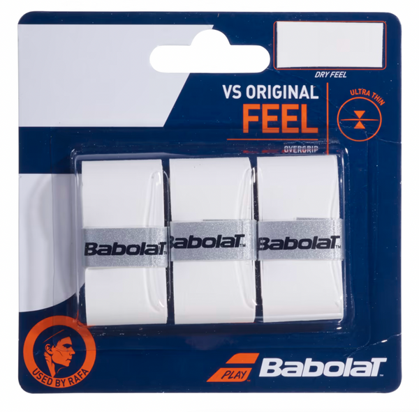 BABOLAT VS ORIGINAL FEEL WHITE (3X)