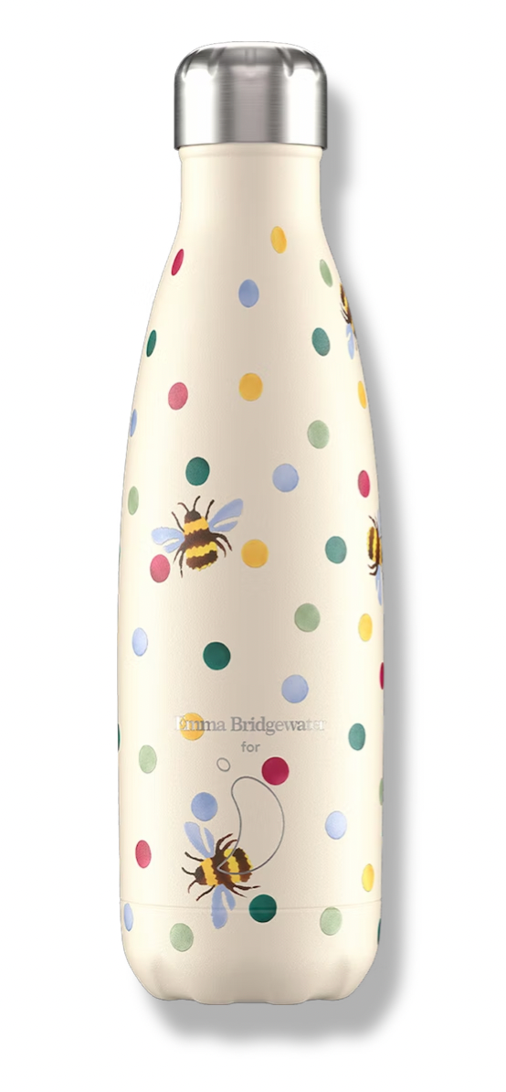 CHILLY'S BOTTLE EMMA BUMBLEBEE & SMALL POLKA DOT 500ml
