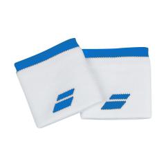 BABOLAT WRISTBAND WHITE/BLUE (2X)